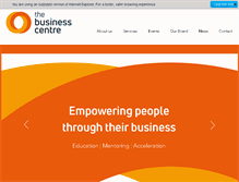 Tablet Screenshot of businesscentre.com.au